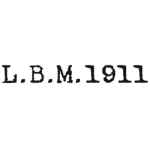 L.B.M. 1911